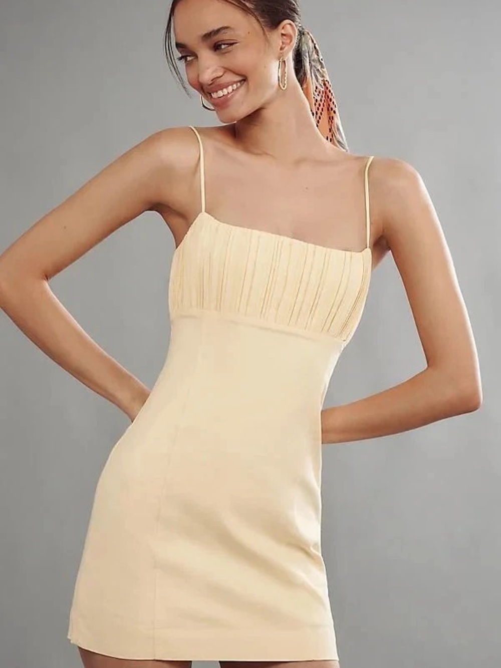 Maeve Yellow Spaghetti Strap “Ophelia” Camisole Dress - WORN ONCE